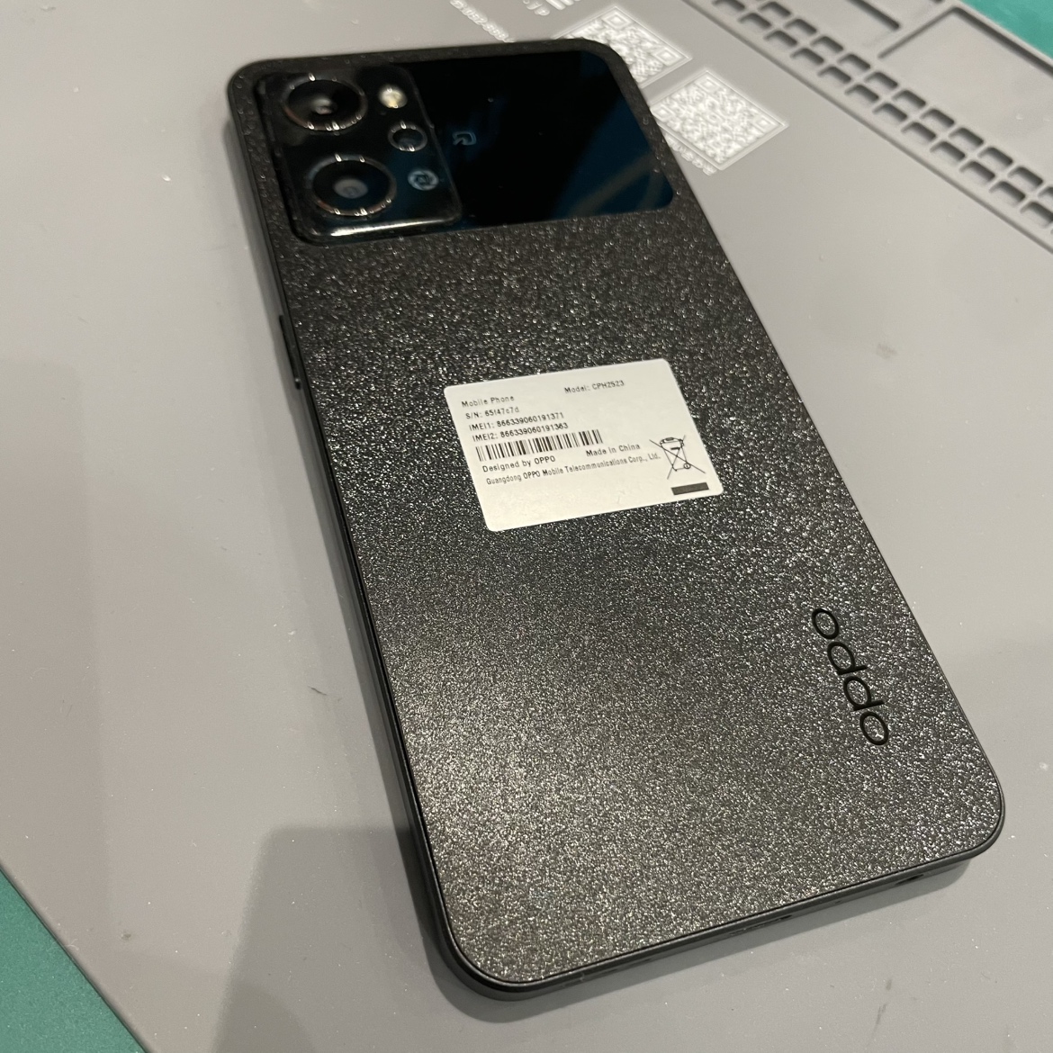 【OPPO Reno 9A】バッテリー交換修理のご依頼！
