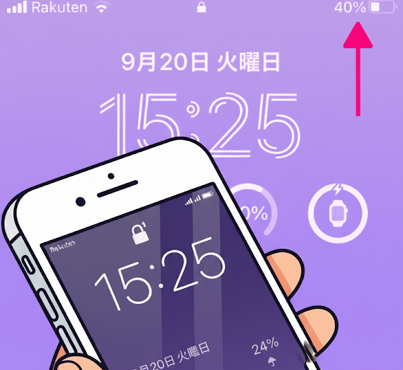 【iPhone SE3】OSをアップデートしたら電池残量表示が1%から動かない！？