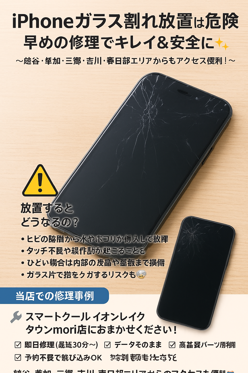 実はそのまま放置するとどんどん悪化💥してしまう危険があるんです⚠️