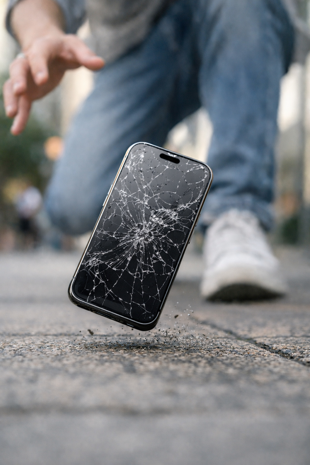 落として画面がバキバキ…iPhoneの液晶修理できます！