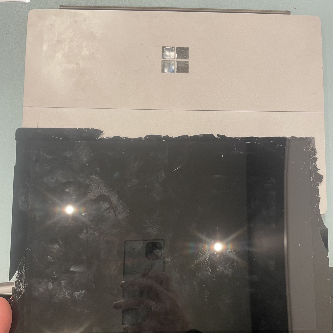 【Surface Pro5】画面が粉々レベル…でも修理で復活！